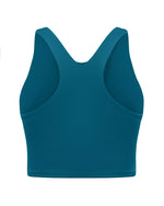 2026 Sporty Swim Vest Swimsuit Only Tops Padded Swimwear Women Solid Bathers Bathing Swimming Suit Female
