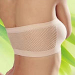 Women’s Strapless Bandeau Bra Soft Stretch Breathable Seamless Mesh No Underwire Comfortable Summer Everyday & Formal Wear