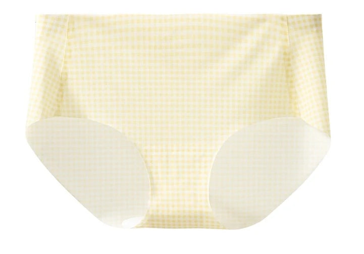 Japanese Checkered Crop Top Bra Small Bust Anti-Sagging Wirefree Pure Cotton Bralette Beachwear Light Support Set S-XL AU MOYISU