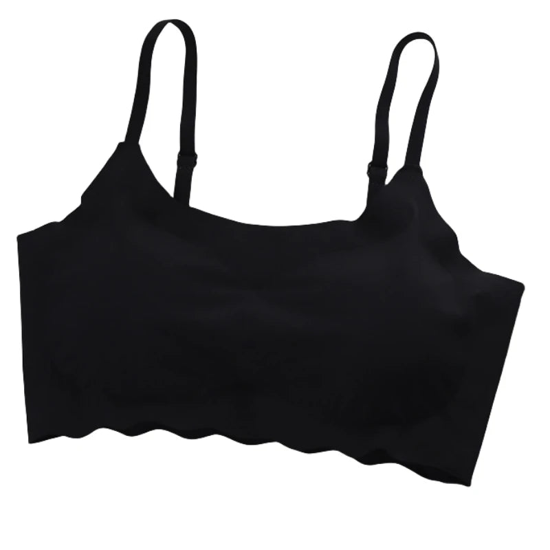 Seamless Bra Push Up Bras For Women Ice Silk Underwear Sports Fitness Bra Sexy Lingerie No Steel Ring Soft Support Bra