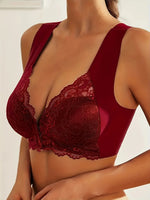 New Ladies Lace Front Clasp Nursing Bra Women Gathering Anti-sagging Underwear Woman Vest Comfortable Bra Lady Nursing Underwear
