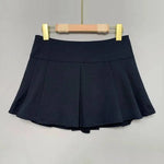 WOMENGAGA Korea Style Sexy Slim High Waist Strap A-line Half Length Skirt Fashion Women Skorts JK Sweet 2023 NewOW3W