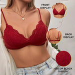 Women Lace Bra And Panties Set Embroidery Lace Bralette Underwear Set Push Up Brassiere Low Briefs Female Sexy Lingerie Set