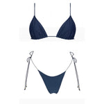 3Pcs Micro Bikini with Cover Up Women Swimsuit Sexy Bikinis Bandeau Biquini Female Swimwear Mesh Dress Bathing Suits Beachwear