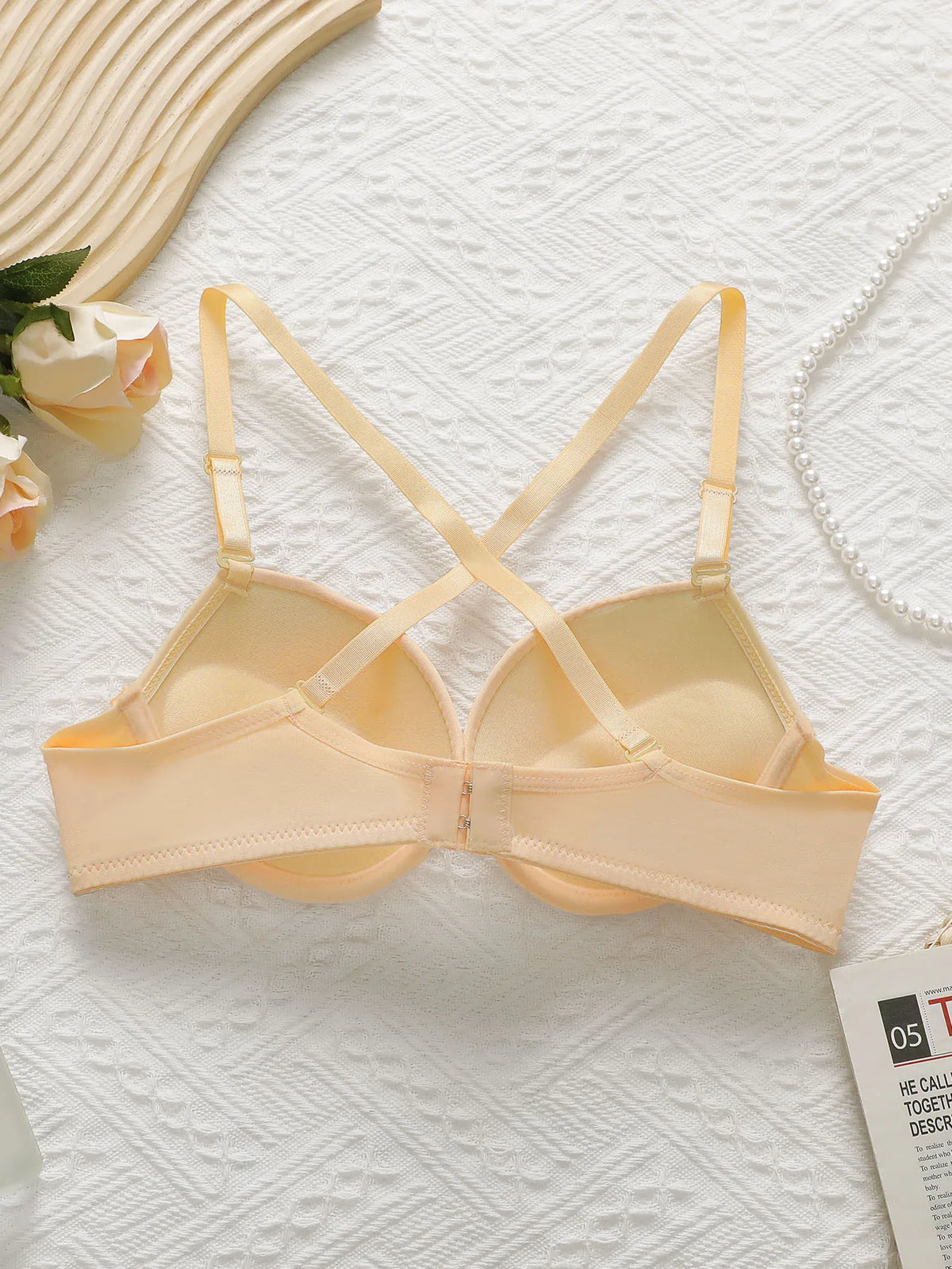 Thickened skin tone bra and beautiful back Push Up Brawith Padded Underwire Lingerie for Women - Sexy Underwear A2122