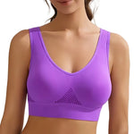 S-5XL Seamless Bras For Women Hollow Underwaer Wireless No Pads Crop Tops Female Sexy Lingerie Soft Sports Camisole
