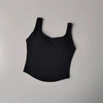 Women's fitness sports vest, camisole, beautiful back, running, shock-absorbing, gathering and slimming, naked feeling, worn ext