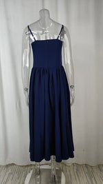 2024 Summer Sexy Spaghetti Strap Long Dresses Slim French Vintage Elegantes Style Suspender Party Dress Vestidos Robes Longues