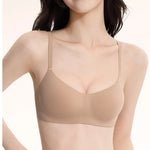 Seamless Bras For Women Small Chest Tube Top 1/2 Cup Non-Wire Bra Women Sexy Lingerie Female Underwear Glossy Intimates
