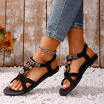 Women Wedge Sandals Soft Bottom Low Heels Sexy Woman Non-slip Shoes Summer Footwear Bohemia Style Summer Platform Sandals Women