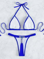 XS - L Rhinestone Extreme Mini Micro Thong Bikini Women Swimwear Female Swimsuit Two-pieces Bikini Set Bather Bathing Suit V3384
