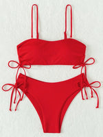 Sexy Bandeau Bikinis 2025 Women Brazilian Swimwear Female Swimsuit Two Pieces Bikini Set Bather Bathing Suits Girls Beach Wear