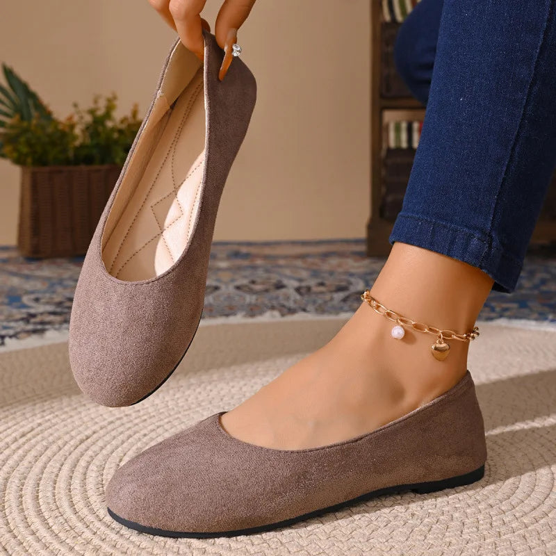 Women Flats Shoes Comfortable Knit Ballet Flat Shoes Women Casual Slip on Loafers Office Boat Sneakers Women Zapatos De Mujer