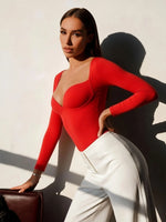 New Style Shapewear for Women, Long-Sleeve, Push-Up, Sexy Backless Bra, Seamless with Chest Pads, Slimming Base Shirt
