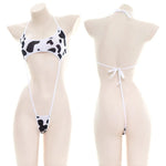 Backless Sexy Straps Bandage Underwear Set One-piece Bikini Costume Women Pajamas Lingerie Uniform Cosplay