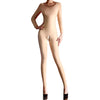Seamless Bodysuit For Autumn And Winter Fleece-Lined Warm Body-Shaping Full Body Sexy Unisex Convenient With Stockings C96S