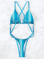 Extreme Mini One Piece Swimsuit Women G String Shiny Swimwear Female Micro Thong Monokini Bather Backless Bathing Suit Swim wear