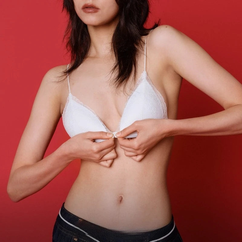 Ultra-thin Plus Size Bra for Women Breathable Mesh Soft Steel Ring Minimize Unlined Push Up Lift Underarm Bulge Full-Bust Bras