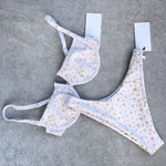 Underwired V-Bar Bikinis 2026 Polka Dot Bikini Women Swimsuit Female Swimwear Two Pieces Bikini Set Push Up Bathing Suit Swim
