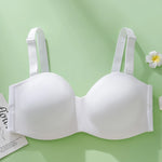 Women's Non-Padded Strapless Bra Invisible Bra Minimizer Support Unlined Strapless Bra Big Size Anti-slip B-CD E F G 32-40 42 48
