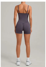 Outdoor Backless Yoga One Piece Suit Women Multiple Wearing Methods Sleeveless Slim Fit Pocket Stretch Sports Fitness Jumpsuit