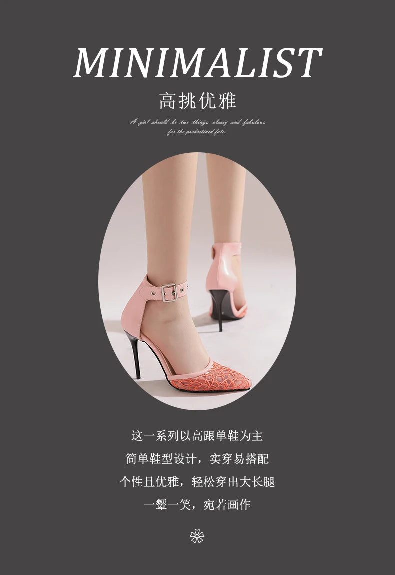 Hot Sale FASHION Big Size 35-47 Shoes Women Sandals Sexy Fashion High Heels 10cm Sandals Sapato Feminino Summer Style Shoes