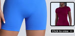 HISTELLO Impact Shorts 4.5" Women Fitness Sports Biker Shorts Low Waist Gym Short Workout Scrunch Butt Yoga Seamless Leggings