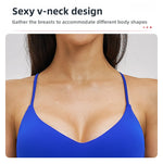 Sexy Gym Top Women Sports Bra Running Yoga Bra Breathable Sports Underwear Women Fitness Bras Cycling Workout Top Women Backless