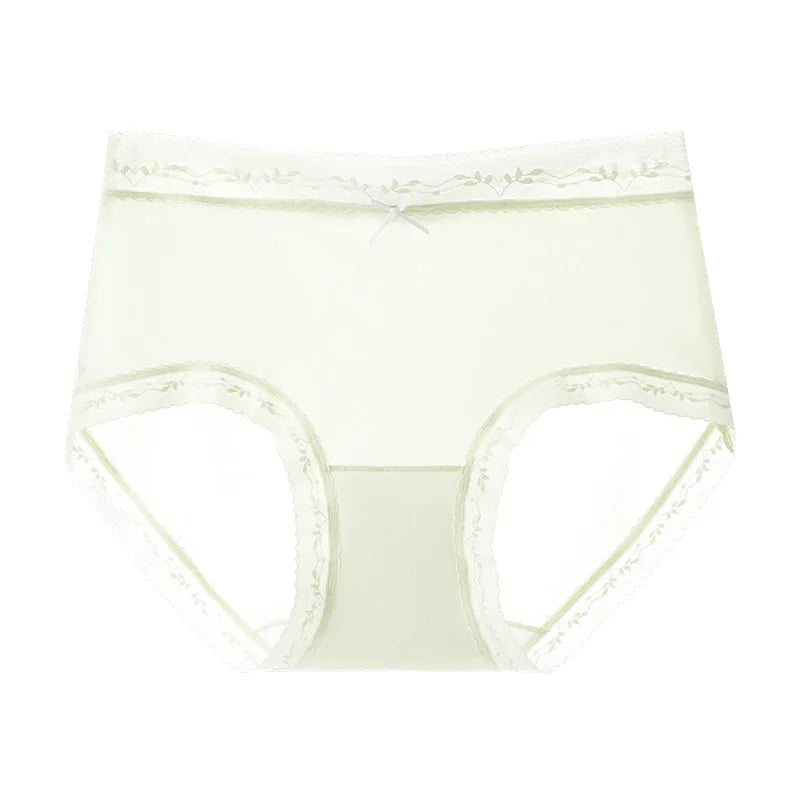 Girls' Ice Silk Underwear Seamless Pure Desire Mid-waist Briefs Breathable and Comfortable
