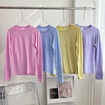 New Long Sleeve Yoga Shirt Top Women's Tight Fitness Wear Gym Clothes Sports Blouses Running Training Workout Pilates Yoga Shirt