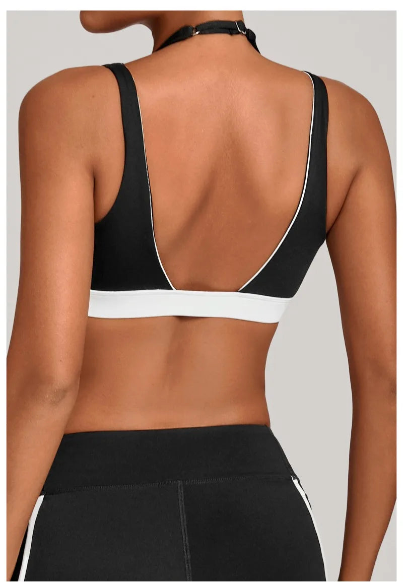 Women's Nude Yoga Bra Slim Fit Beautiful Back Sports Top Fitness Running Casual Tight-fitting Top