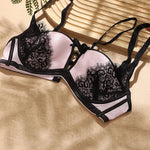 2024 Autumn/Winter 1/2 Bra Fashion Hollow Lace Push Up Bra Sexy Underwear Women Lingerie Intimates FW6051