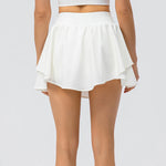 Summer Golf Skirt Women High Waist Running Outdoors Tennis Sport Skirt Pockets Fitness Gym Casual Shorts Athletic Workout Skirts