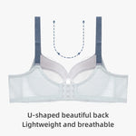 Large Size Bra Ultra-thin French Lace Sexy Anti Bulge Point Big Chest Appears Small SWD9007