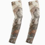 Ice Silk Tattoo Sleeve Men Women Summer Tattoo Sleeve UV Solar Arm Covers Cycling Cuff Quick Drying Cool Anti-Sunburn Arm Sleeve