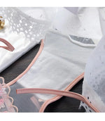 Lace-up Briefs Transparent Lace Panties Women Lingerie Sexy Underwear Low Waist Ropa Mujer Floral Embroidery Lenceria Femenina