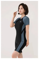 New Women's Flat Angle Professional Racing Cover Belly Slimming Swimming Pool Special Quick Drying Hot Spring One-piece Swimsuit