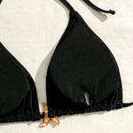 2026 Triangle String Bikinis Women 3 Pieces Swimwear Female & Beach Skirt Sexy Swimsuit Bathers Bathing Swimming Swim Suit Beach