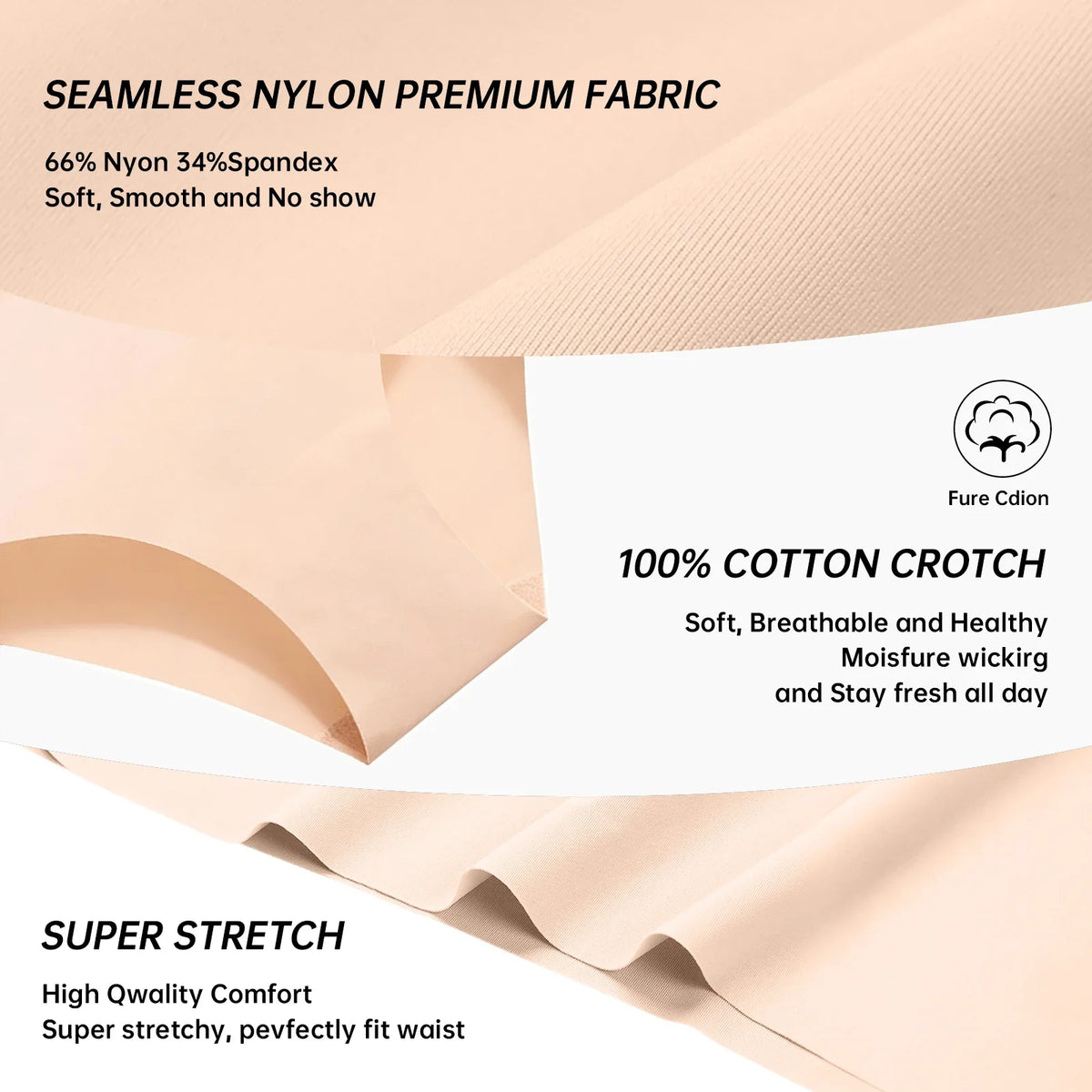 7 Pack Women's Sexy Bra Panties Set Front Closure Seamless Push-Up Wireless with Removable Padding Basic T-Shirt Lingerie