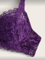 Lace Women's Bra Breast Cover Thin Cup Underwear Underwire Adjustable Push Up Bras Sexy Bralette Lingerie