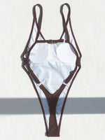 Backless Extreme Mini Micro G String Thong Women Swimwear One Piece Swimsuit Female Monokini High Leg Cut Bathing Suit Swim Lady