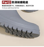 Rain Boots Women Garden Galoshes Waterproof Rubber Chelsea Boot Female Non-slip Rainshoes Fishing Water Shoes Botas Lluvia Mujer