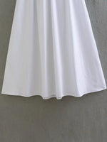 Foridol White Women Sundress Backless Sexy Casual Beach Vestidos Maxi Long A-line Fashion Holiday New Dress