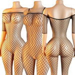 Sexy Crotchless Lingerie Teddies Women Erotic Outfit Transparent Fishnet Bodysuit Cosplay Costume Sexy Babydoll HotBodystockings