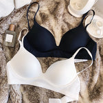 Seamless Underwear for Women Sexy Small Breast Push Up Bra Wireless Breathable Lingerie Backless Comfort Adjustable Brassiere