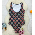 Striped Women One Piece Swimsuit High Quality Swimwear Printed Push Up Monokini Summer Bathing Suit Tropical Bodysuit Female
