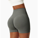 Summer Seamless High Waist Yoga Shorts Elasticity Sports Leggings Women Breathable Cycling Shorts Buttock Lift Gym Shorts Women