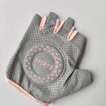 Women's Anti-Slip Wear-Resistant Fitness Half Finger Gloves for Yoga Spinning Bike Sports Cycling - Sweat Absorbent Cocoon-Free