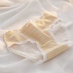 1 Pack Women Ultra-Soft Cotton Briefs Ditsy Floral Gingham Panties Ladies Sexy Lingerie Breathable Mid Rise Underwear M-4XL