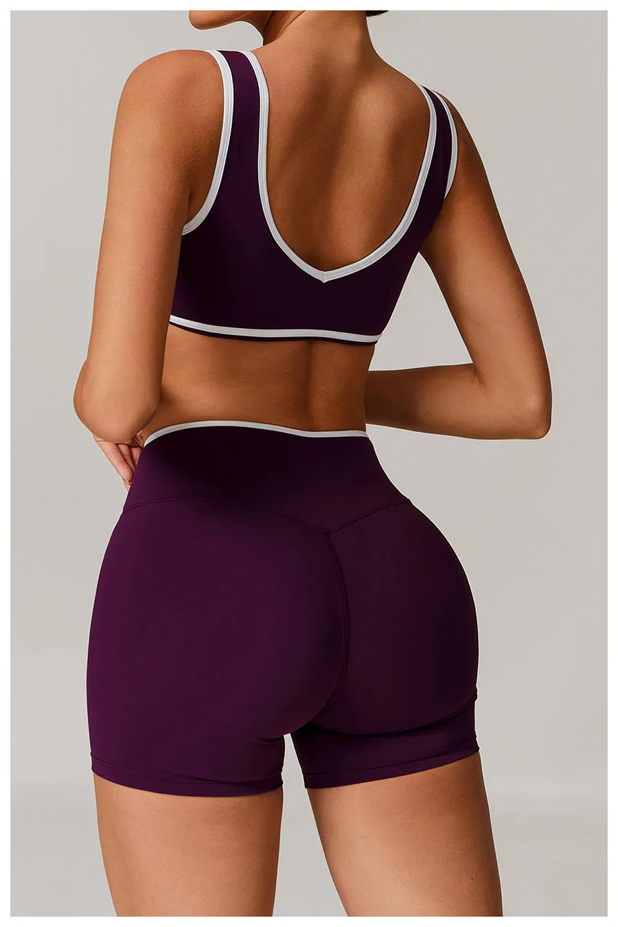 Yoga Set2 Pieces Workout Outfits Fitness Sportswear Gym Tracksuit High Waist Leggings Sports Bra Athletic Wear Women Clothes